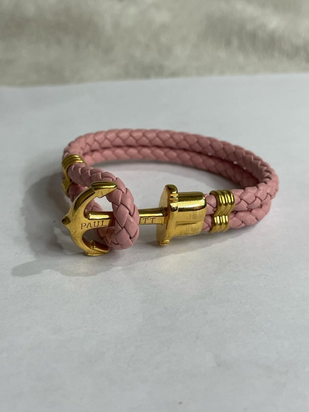 Paul Hewitt Leather Anchor Bracelet